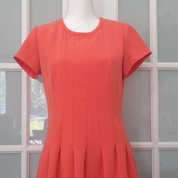 H&M Tangerine/Coral Drop Waist Dress - Picture 4 of 16